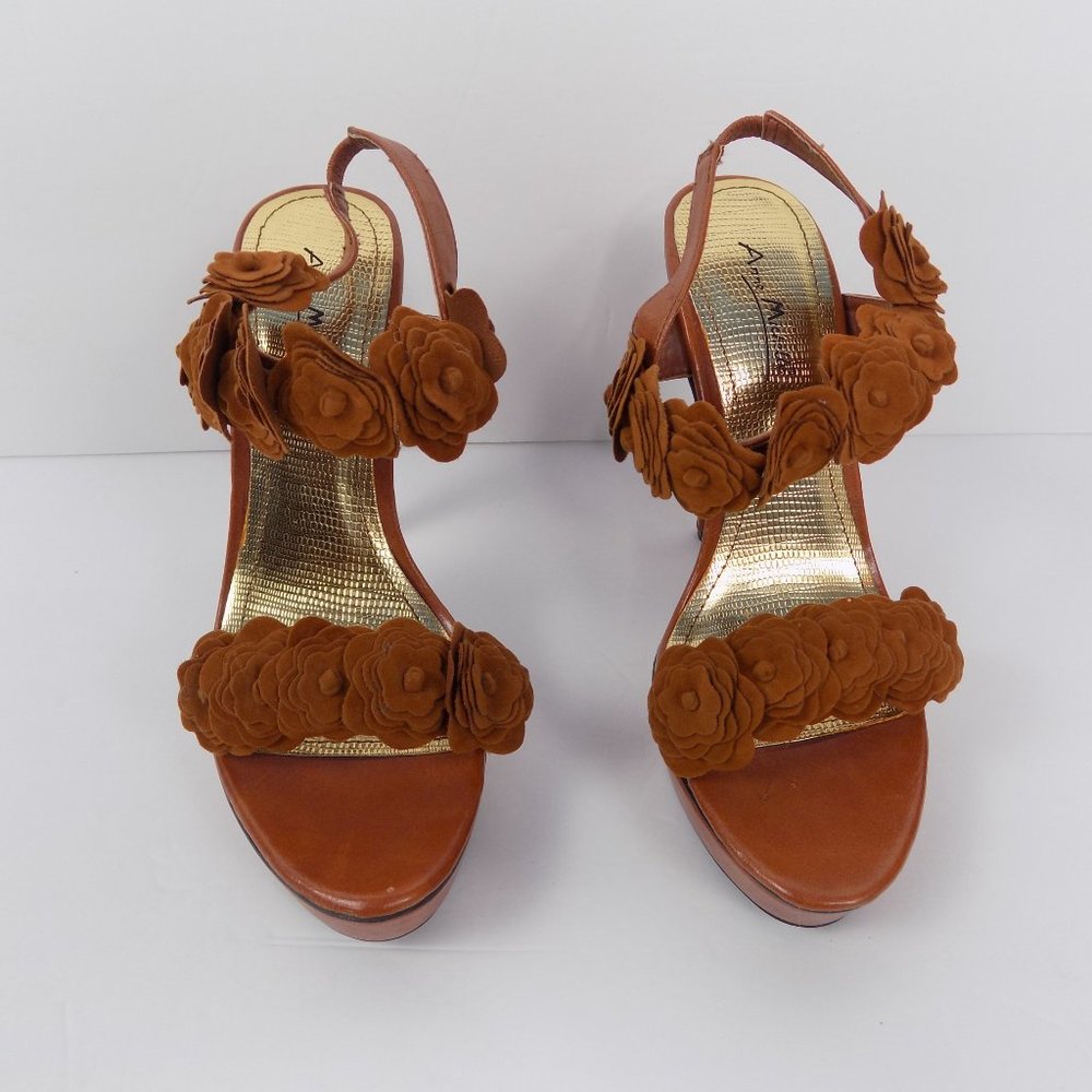 Womens Anne Michelle Heels Brown Size 9 - Picture 3 of 7